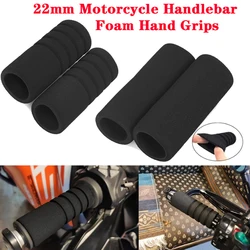 Universal 22mm Motorcycle Handlebar Foam Hand Grips Sponge Gloves Lever Cover Anti-slip Motocross Dirt Pit Bike Electric Scooter