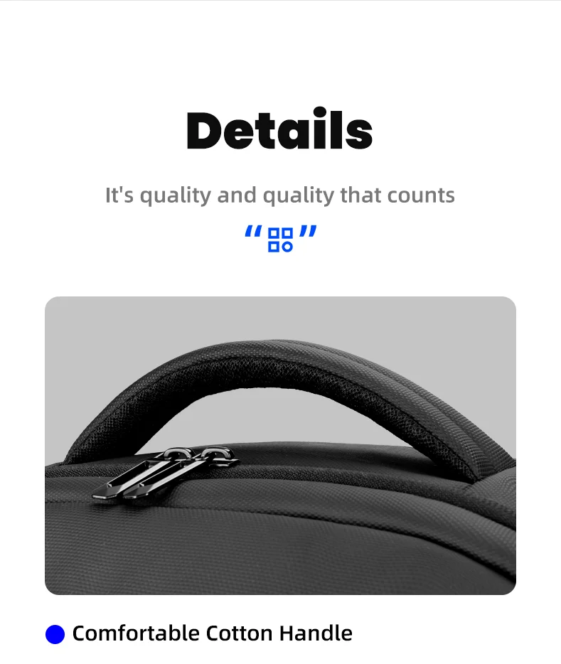 HK Neuer Design-Reiserucksack für Herren, großer Business-Rucksack für Arbeit, Pendeln, wasserdichte Oxford-Rucksäcke, 17-Zoll-Laptoptaschen mit USB – Detail 15