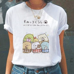 Cartoon Cute Sumikko Gurashi Women Clothes Japanese-style Printed Kawaii T-shirt New Fashion Casual Tops Girls T-shirts Female