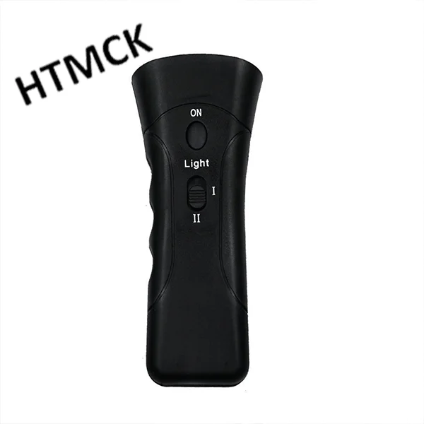HTMCK Ultrasonic Dog Bark Deterrent Trainer with LED Light for Pet Training Stop Bark Control Device