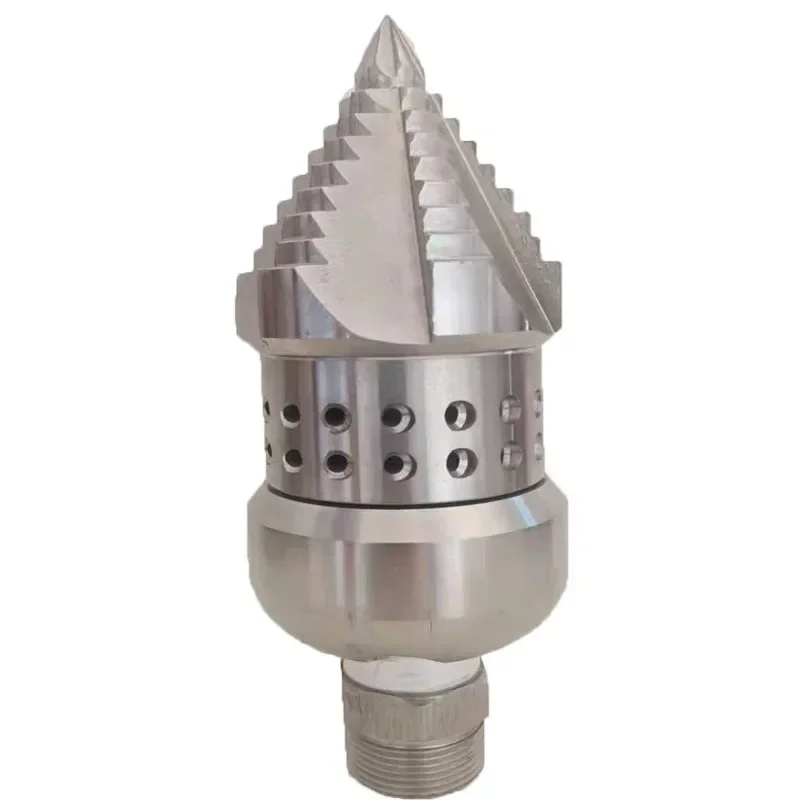 3KGrotating nozzle suitable for high-pressure dredging of sewage pipes sludge oil stains blockages pipeline dredging accessories