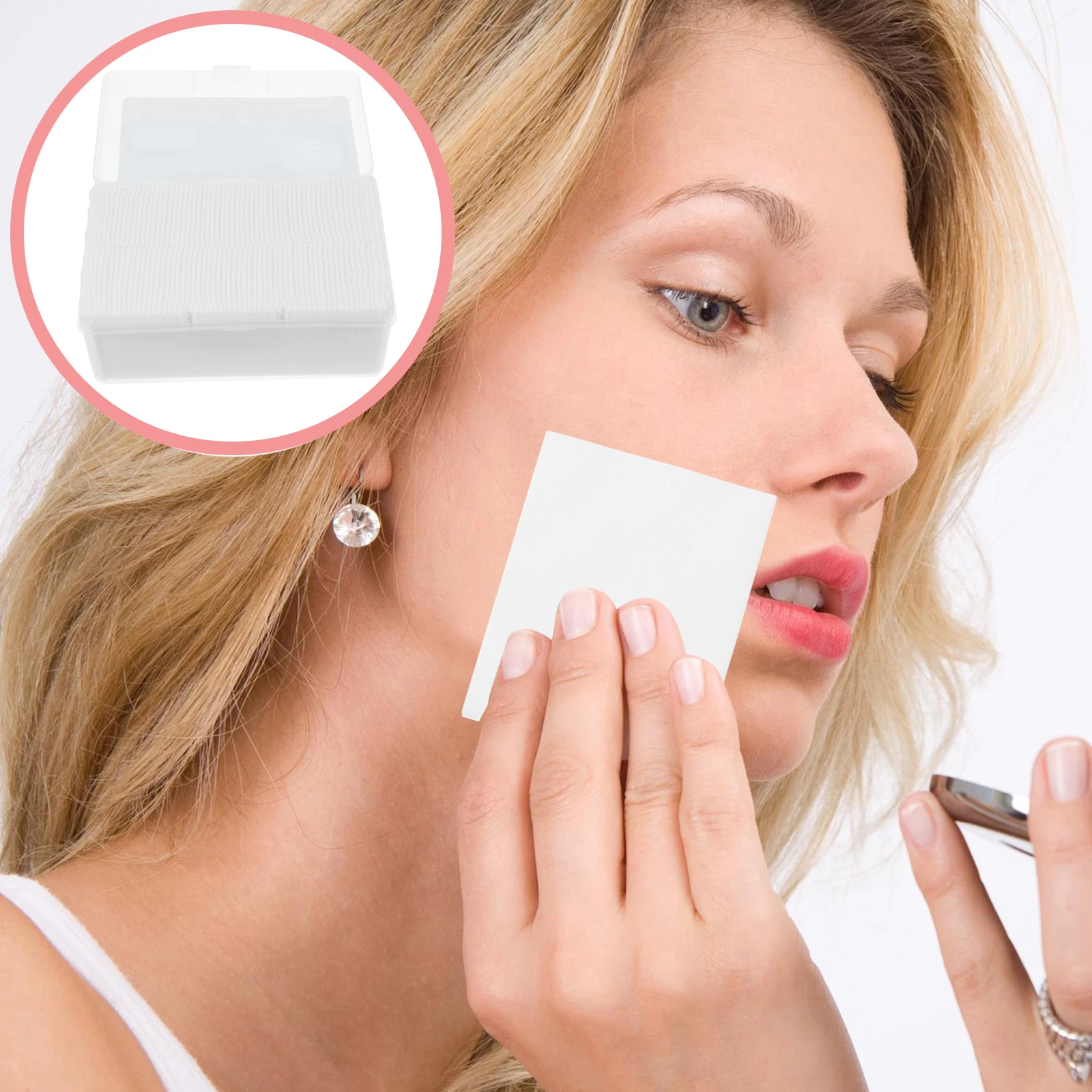 

1080pcs Cotton Pads for Face Safe Soft Touch Daily Makeup Removal Skincare Non Woven Fabric Disposable Hygienic Lightweight