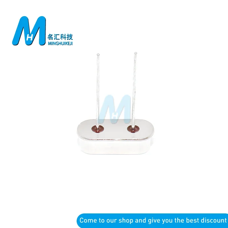 10 шт./HC-49S 4 м 6/8/10/12/16/20/24/25/26/30/32/40/48/50/64 МГц прямая вилка пассивный кварцевый резонатор DIP-2 20PF 10PPM