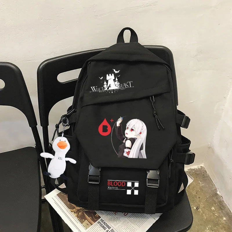 Arknight Amiya Rhodes Island Backpack Students Cute School Bag Kawaii Girls Boys Backpack Laptop Female Fashion Anime Book Bags