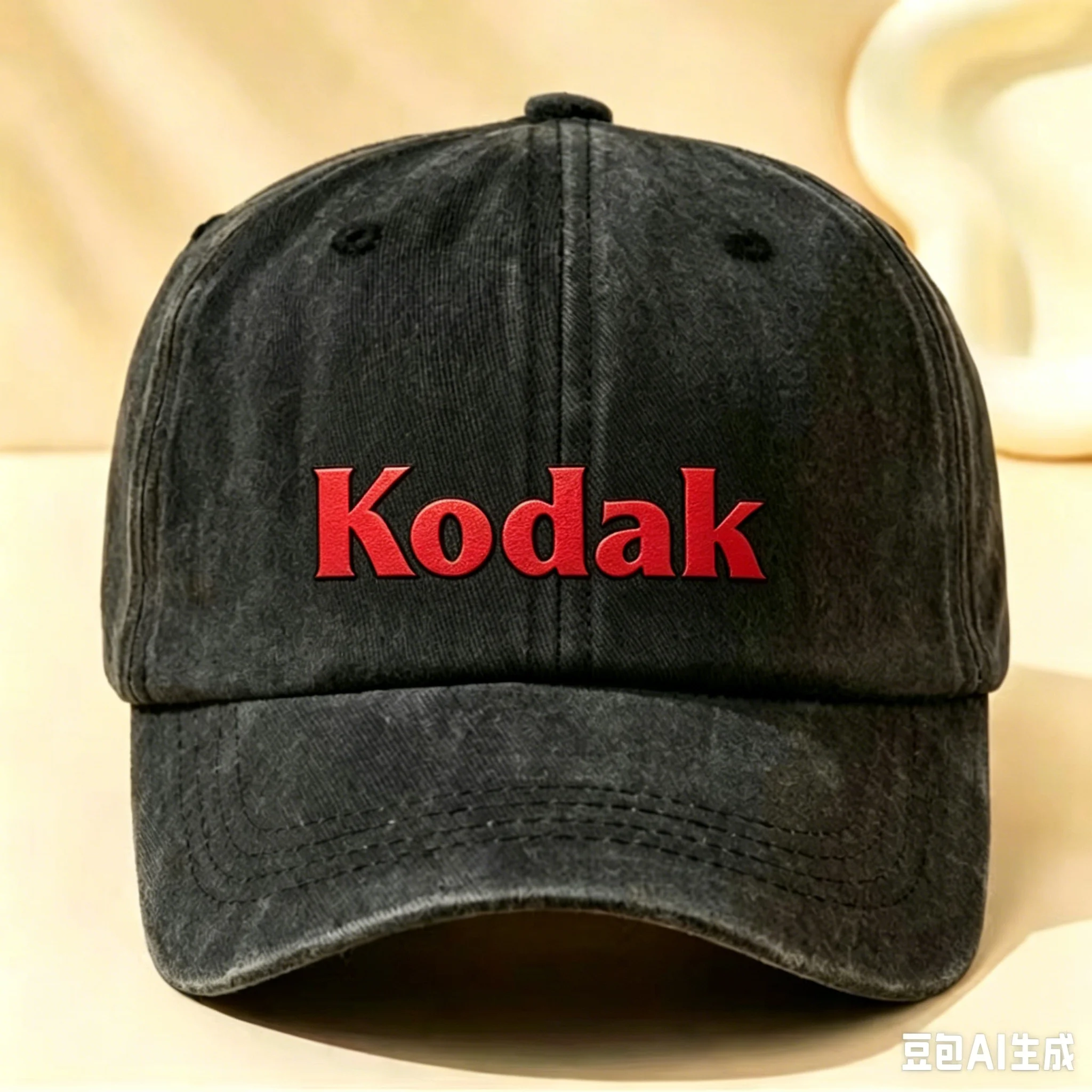 

2026 Kodak Red Printed Logo Washed Baseball Cap Unisex Adjustable Dad Hat Korean Streetwear Casual Sun Hat