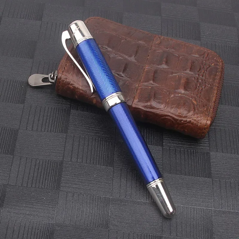 جودة المحيط الأزرق قلم حبر القرطاسية مكتب المعادن الثقيلة فريدة من نوعها الكتابة أقلام الكرات الدوّارة للكتابة