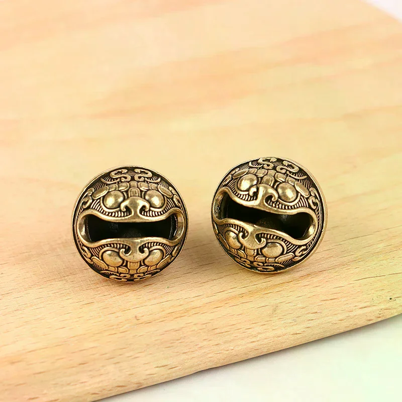 Lucky Brass Handicraft Die Casting Drop Bell Key Car Button Wind Bell Sect Bronze Bell Creative Gift
