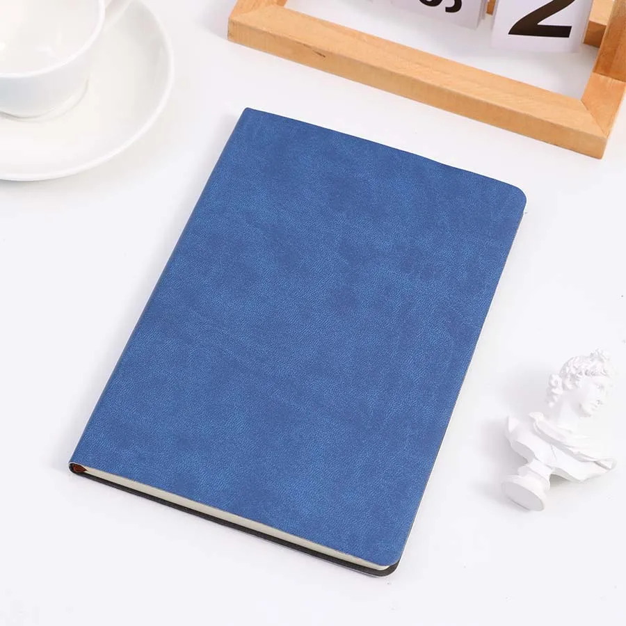 A5-Notizbuch aus weichem Leder mit 120/360 Seiten, wasserdichtem Einband und angenehmer Haptik – Detail 6