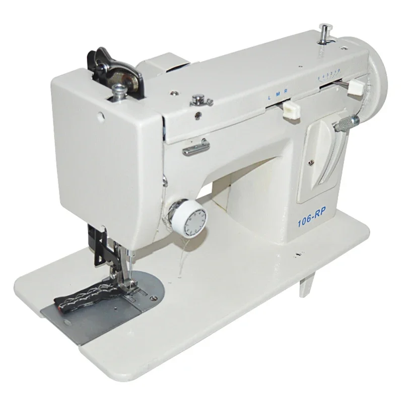 220V/110V 150W househol Sewing Machine 106-RP Inch BateRpak Arm Fur Leather Fall Clothes Stitch Sew Machine 0-7MM adjustable