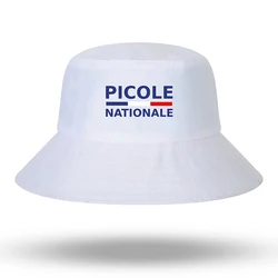 French bob Hats Picole Nationale Print Men Women reversible Bucket Hat Outdoor Panama Fishing Cap Fisherman Hat Fishing Hat