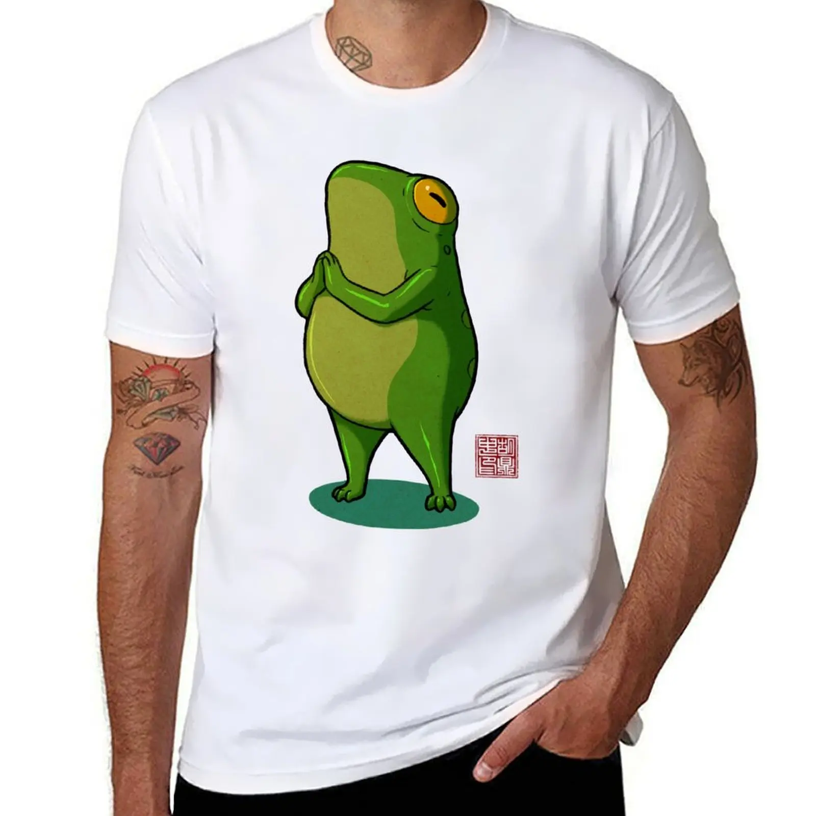 

Frog Salutation t pack mens graphic shirts Sun man T-Shirt Prayer white Yoga for shirts t Pose