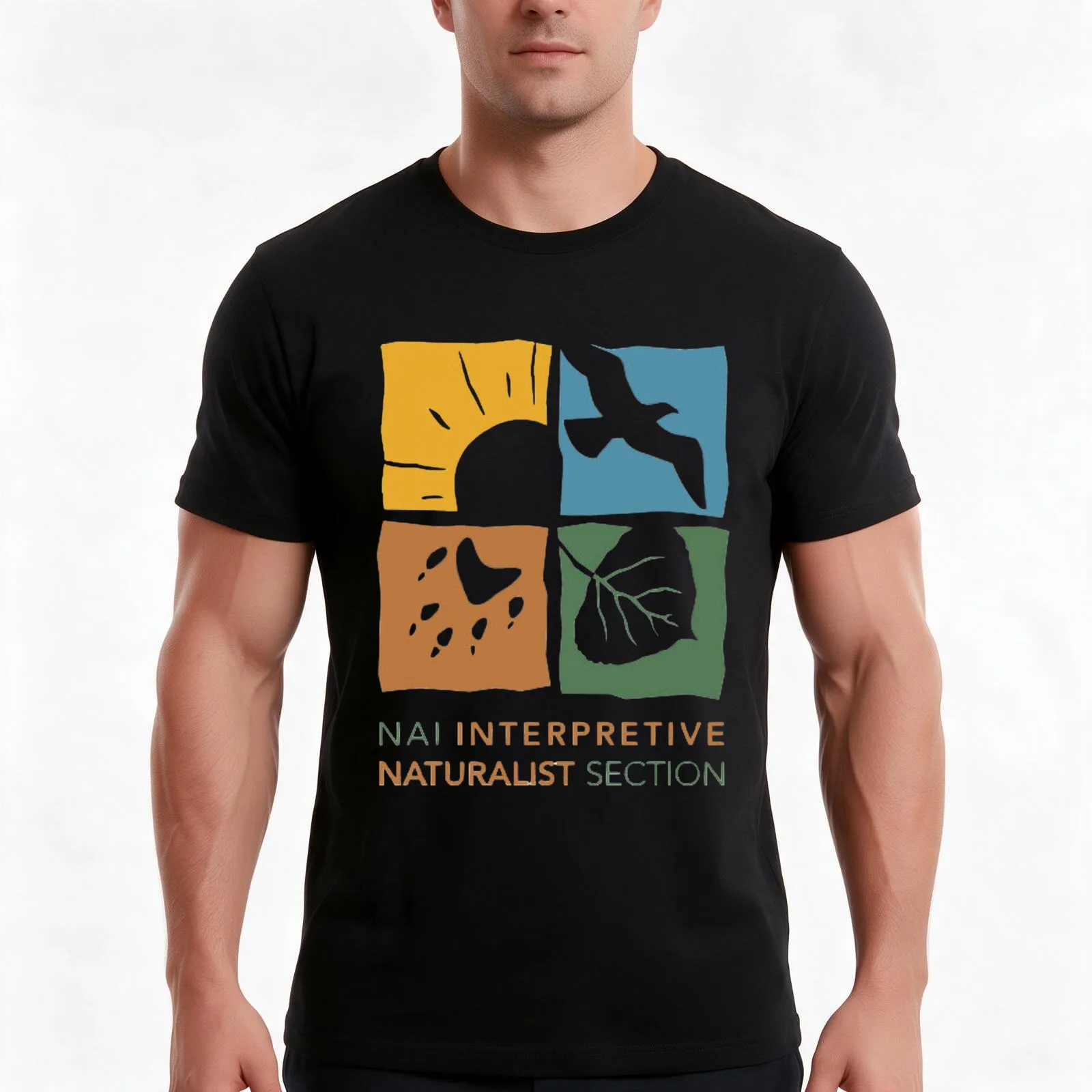 Interpretive Naturalist Section T-Shirt, Novelty Saying Tshirt, Soft Cotton Crew Neck Everyday Top