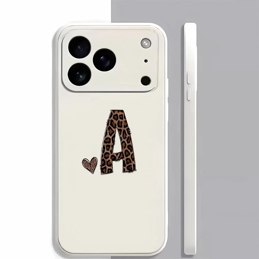 

Чехол для телефона с буквой А для iPhone 17 Pro Max/17 Pro/17/16/16 Pro/15/14/13/12/11/Pro/Plus – Модный эстетичный чехол, подарок для друга