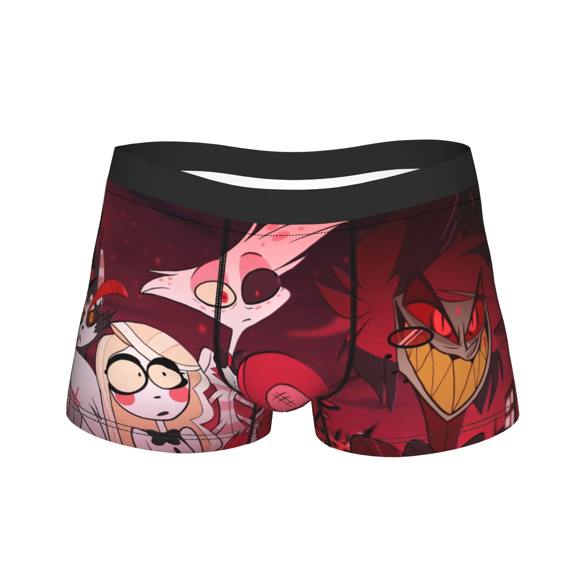 

Мужское нижнее белье Helluva Boss в стиле аниме Fizzarolli, трусы-боксеры, шорты, новинка, дышащие трусы для Homme, большие размеры