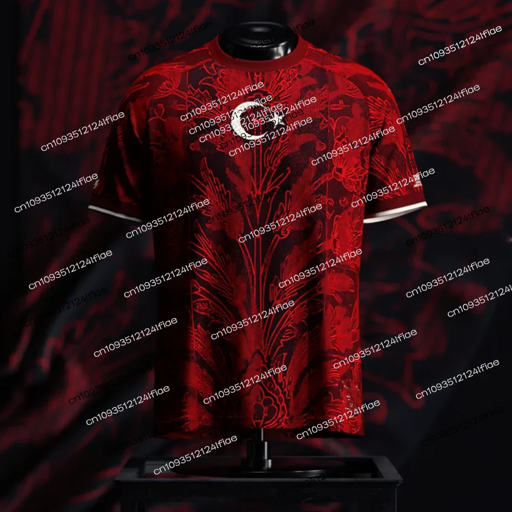 2026 New Turkish 3D Printed Football Jersey- Quick-drying and breathablea special fan edition traditional jerseycomfortable for