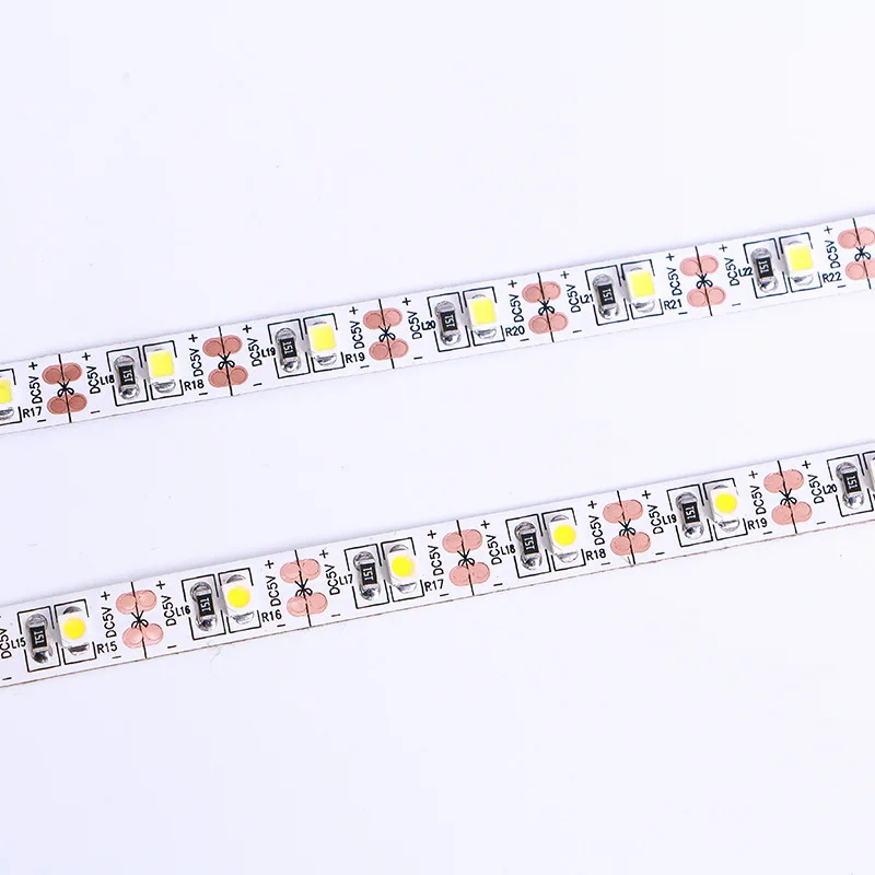 5V taśma LED z USB SMD2835 60 leds/m elastyczna wodoodporne światło Led taśma wstążka dla podświetlenie TV sypialnia oświetlenie domu 0.5-5m