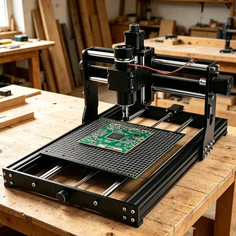 High Precision 3 Axis Desktop Mini CNC Engraving Machine Wood Drilling Milling Router 400x300mm PCB Carving Tool for DIY