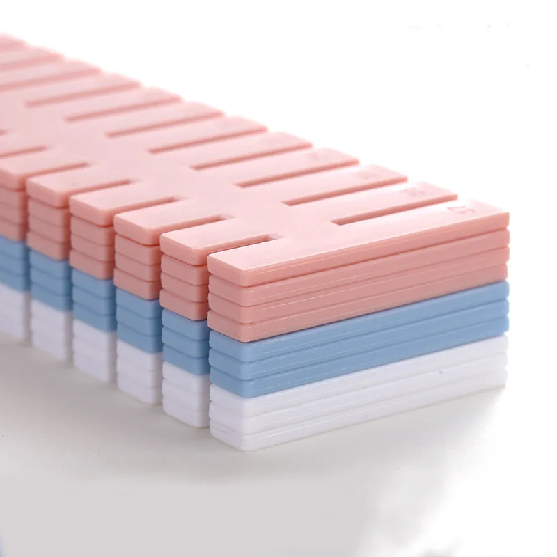 4 قطعة قابل للتعديل مقسم أدراج التقسيم درج المنظم تركيبة مجانية لوح تقسيم توفير المساحة قسم أدوات التخزين #4