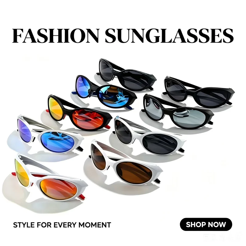 

Polarized Sports Sunglasses UV400 Protection Unisex for Cycling Hiking Driving Outdoor Activities