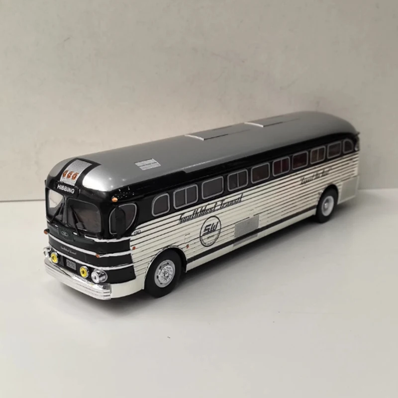 IR 1/43 Skala GM PD-4151 1948 Autobus Plastikowy i Stopowy Model Symulacyjny Samochodu Statyczny Kolekcjonerski Dekorowany Prezent na Święta Pamiątka Zabawka