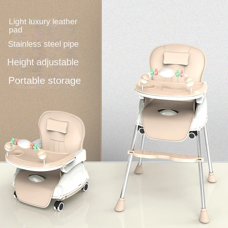 Baby Dining Chair Pieghevole Portatile Casa Da Pranzo Sedia Del Bambino Bambino Tavolo Da Pranzo Tavolo Da Pranzo Sedia