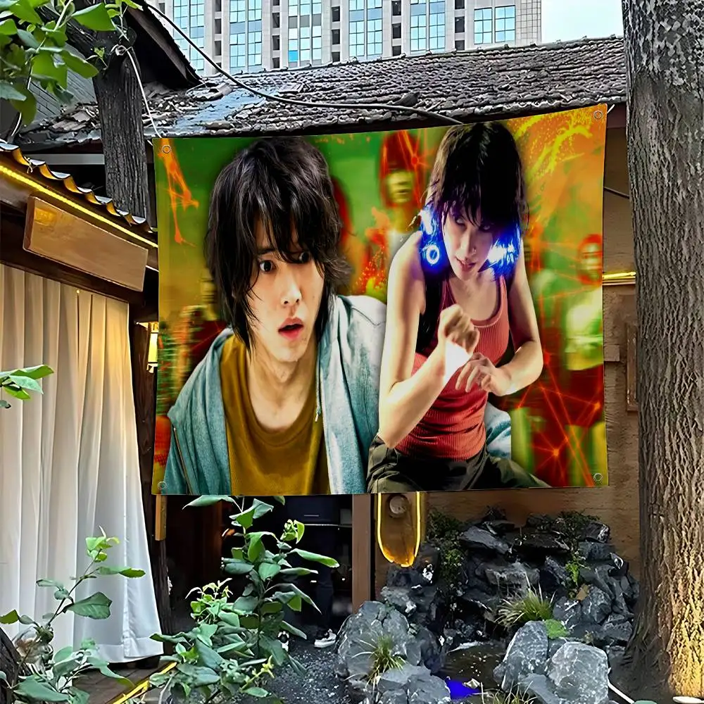 Thriller TV Alice In Borderland Large Size Shop Art Promotion Advertising Booth Flag Hanging Banners