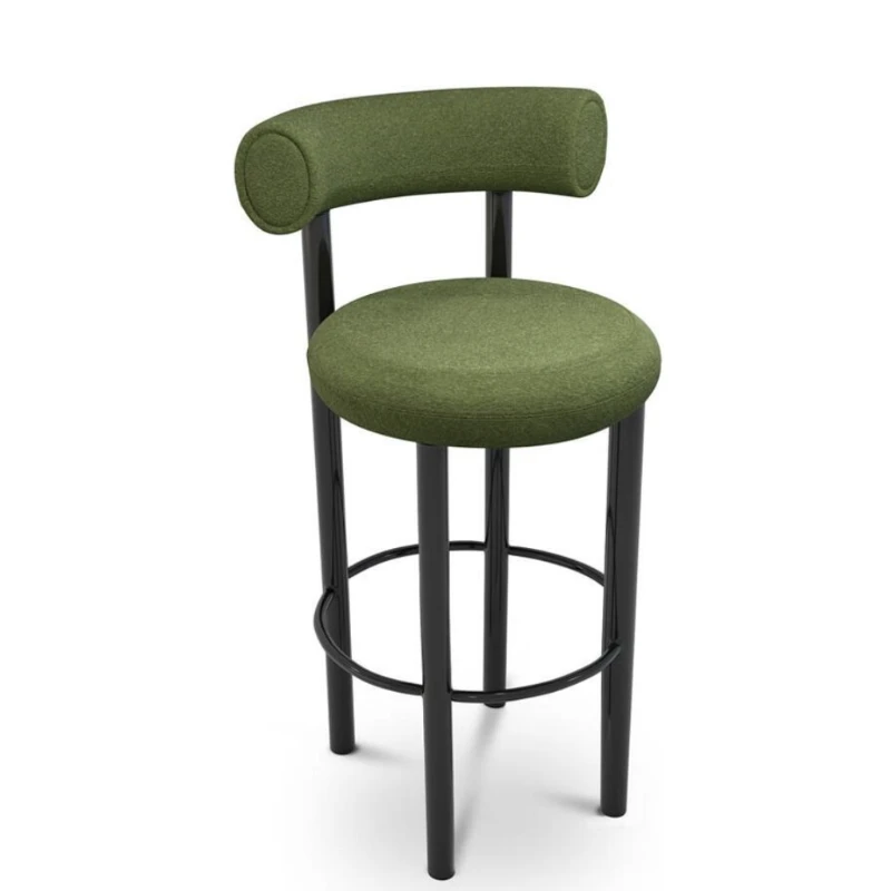 

Modern Bar Stool Seat High Chair with Metal Base Legs Bar Furniture for Cafe Dinning Furniture Hotel