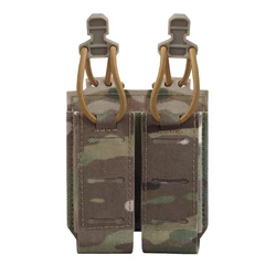 9mm Double MAG Pouch Holster .40 .45 Hunting Air soft MAG Pouch Molle Waist Belt Vest Tactical Assaulter 2.0 Gear