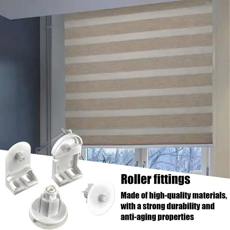 Curtains Roller Fitting Ceiling Mounted Rail Roller Fixation Curtains Track Fittings Quiet Roller Blind Connector Convenient