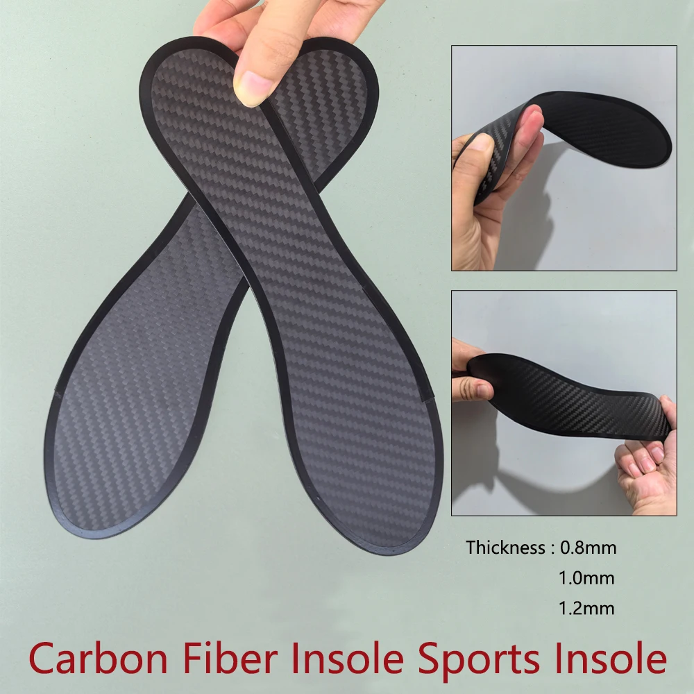 

Factory Direct New 0.8mm1.0mm1.2mm Thickness Carbon Fiber Insole Sports Insole Male Shoe-pad Female Orthotic Shoe Sneaker Insole