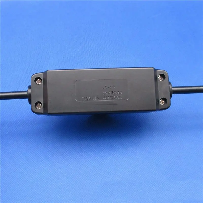 AB13-3X 30A 220V JR-617 Waterproof Line Medium Switch Line Switch Flat Round Line Silver Contact Double Cut Dust-Proof Switch