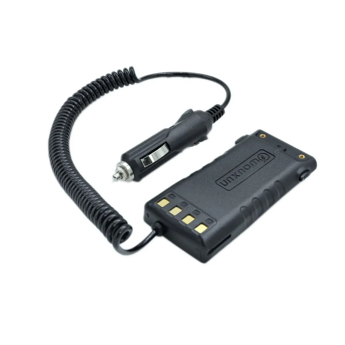 Wouxun ELO-004 Battery Eliminator DC 12V for UV9D KG9D PLUS KG-705F Walkie Talkie Car Charger Cigarette Lighter Plug Adapter