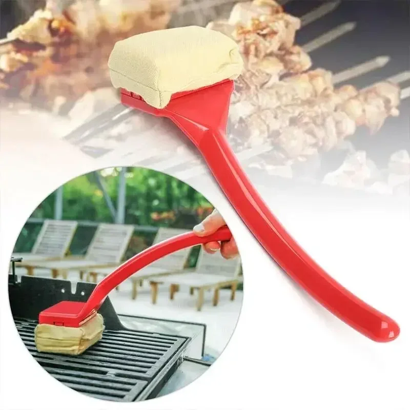 Barbecue Grill Cleaning Brush Anti-Burning Barbecue Grease Cleaning Brush Hairless Barbecue Cleaner Durable and Easy To Clean