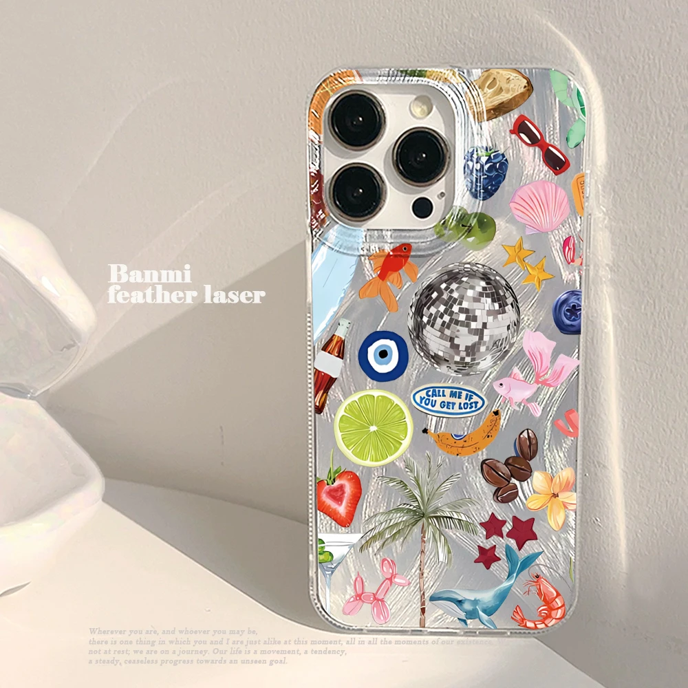 Holiday Disco Phone Case For Samsung Galaxy S26 Ultra S25 S23 S24 S22 S21 FE Plus A56 A55 A54 A53 A36 A35 A34 Silk Texture Cover