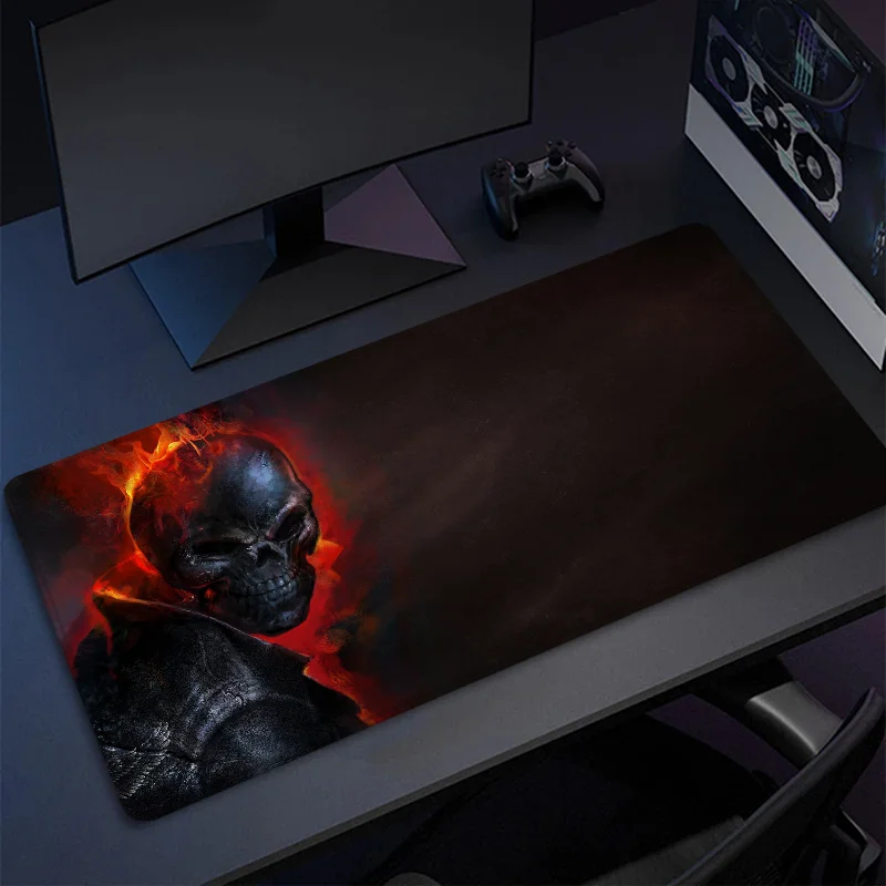 Skeleton Large Mouse Pad Anime Pc Accessories Mousepad Gamer Desk Mat Game Mats Deskmat Gaming Mause Office Pads Xxl Desktop