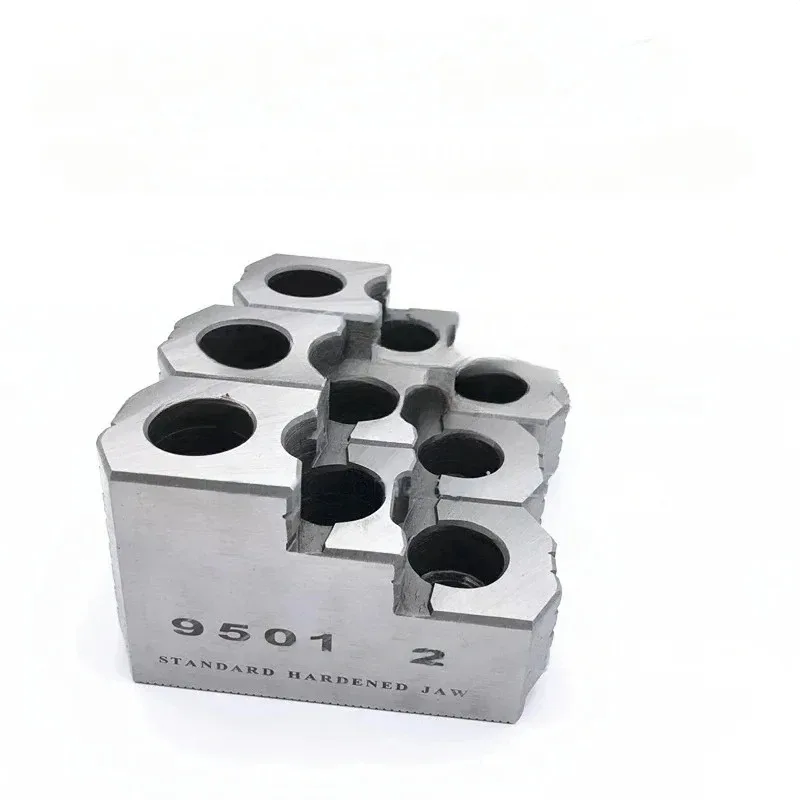 High Precision Standard 5 Inch 6 8 10 Inches Hydraulic Hard Claw Three Jaw Chuck Strong Step Claws for CNC Lathe Machine