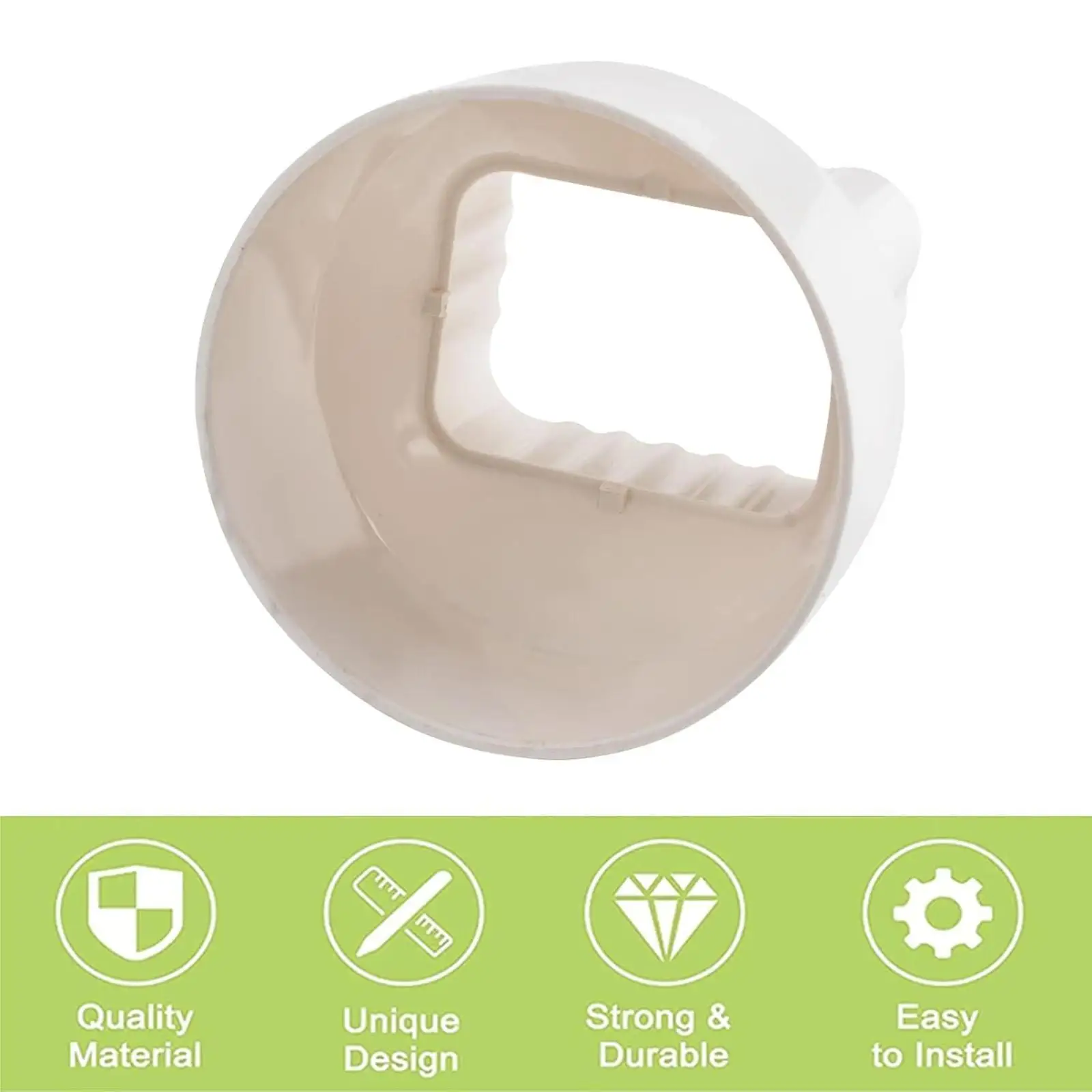 

Соединитель для водосточных труб из ПВХ, быстромонтируемый адаптер для водостоков, для наружного применения, для дома, крыши, стен, дренажных труб