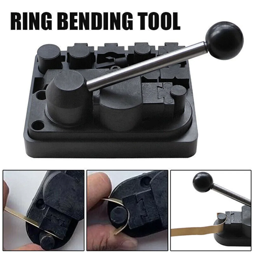 

New Multi-Functional Jewelry Ring Bender Small Plastic Jewelry Bending Tools Jewelry Making Ring Maker Home