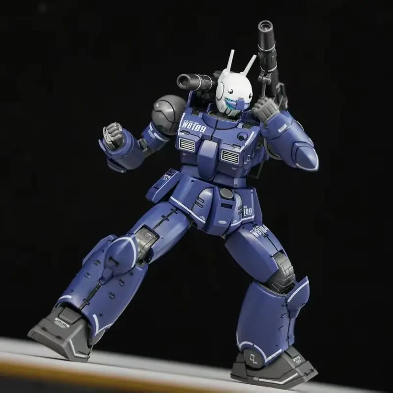 Canon Laser Hg1/144, couleurs bleu et blanc, modèle Robot Mecha, modèle d'assemblage, figurines d'action, jouets éducatifs pour enfants, cadeau