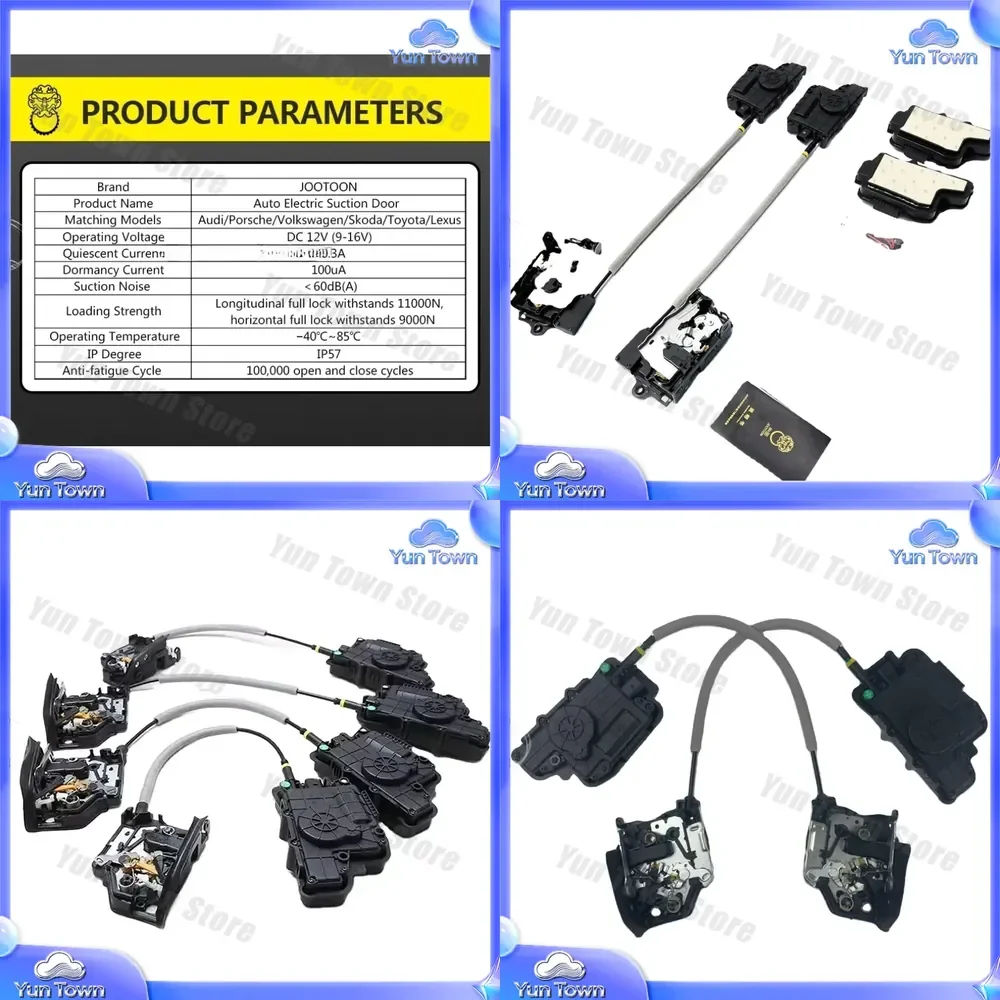 Smart Anti-pinch Electric Suction Door Kit for VW for Golf Passat Tiguan Jetta ID4 ID6 Up to 2024 Car