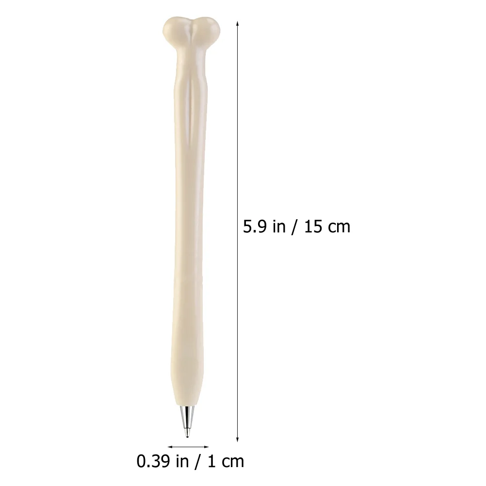 

15pcs 0.7Mm Bone Shape Ballpoint Pens Smooth Writing For Kids Students Party Favors Halloween Gift Stationery Writing Pens