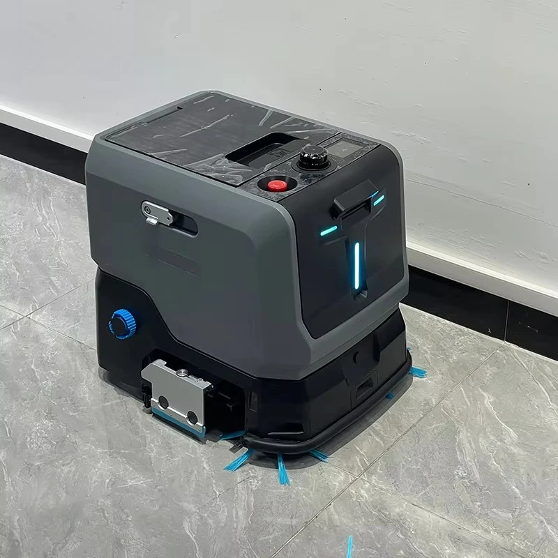 Smart Autonomous Floor Scrubber Robot 756㎡/h AI Navigation ISO CE Certified Factory Mall Custom