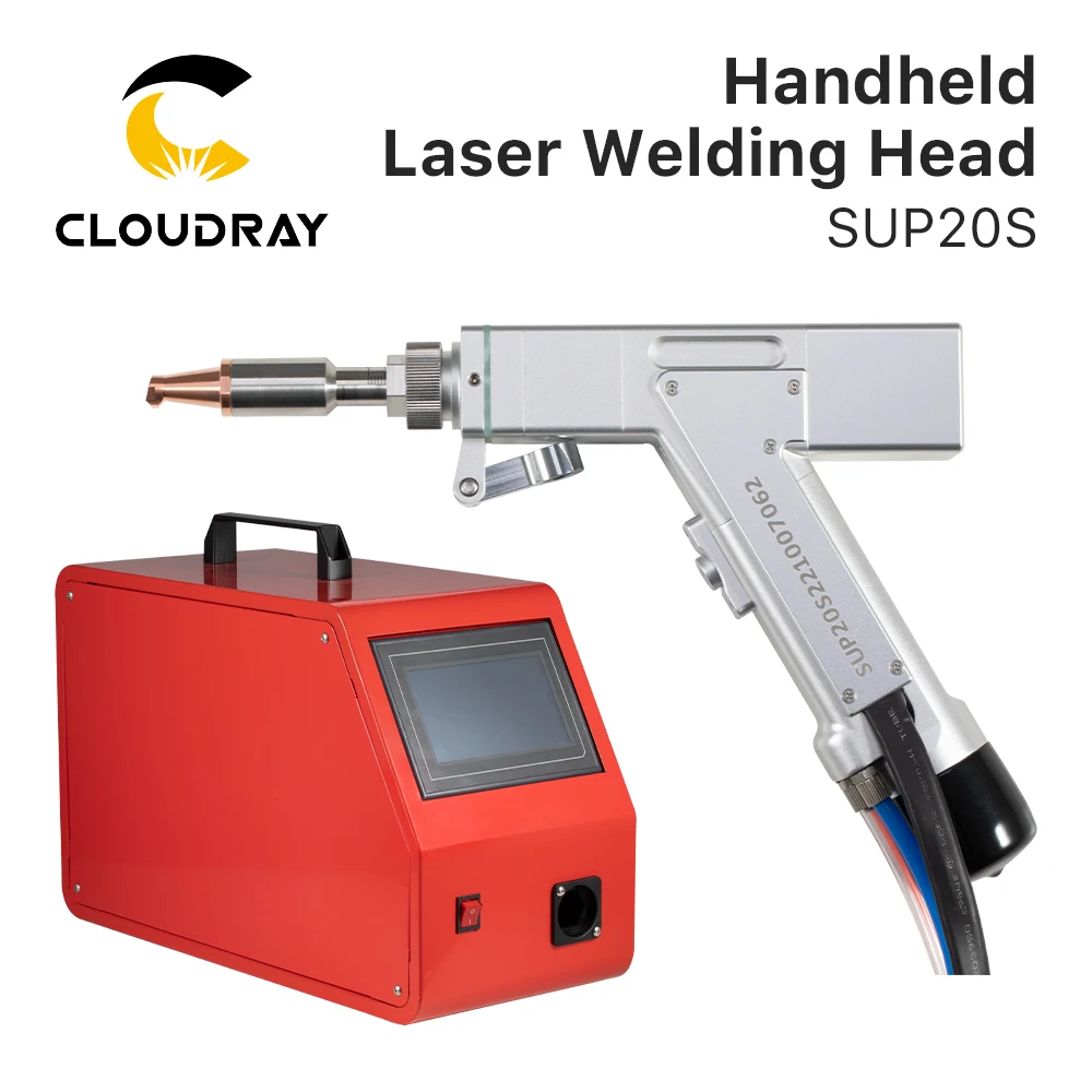 Cloudray 1064nm Laser SUP20S Welding Head with SUP-AFM-A Wire Feeder Laser Welding System Set for Fiber Welding Machine