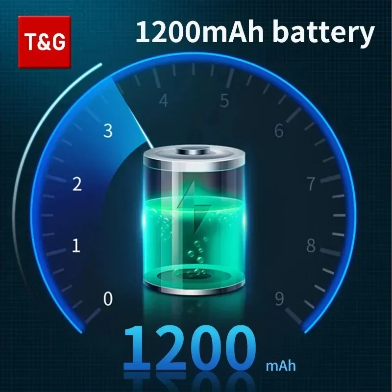 T & G TG344 speaker Bluetooth nirkabel, pengeras suara lampu LED segitiga dapat diatur mendukung kartu TF pemutaran USB jika/Radio