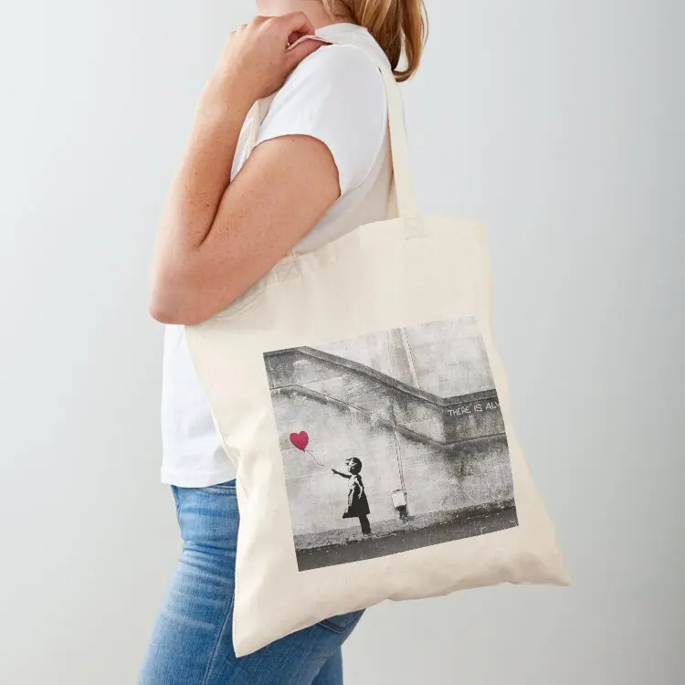 Balloon Girl - There Is Always Hope Original Mural Banksy Tote Bag