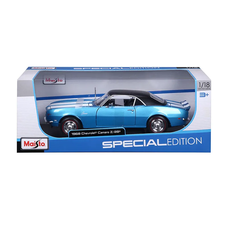 Maisto 1:18 1968 Chevrolet Camaro Z28 Coupe Classic Car Alloy Car Model Static Die Casting Model Collection Gift Toy Gift