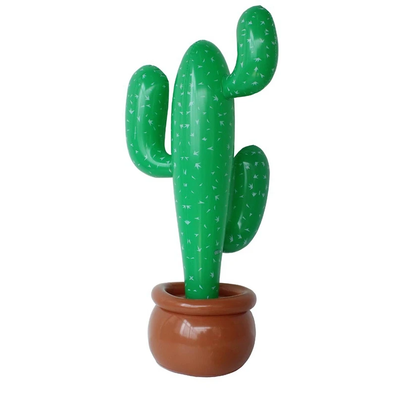 YSUN-2Pcs Lightweight Air Inflatable Cactus Coconut Tree Home Pool Outdoor Party Decoration Props Inflatable Tree Decor