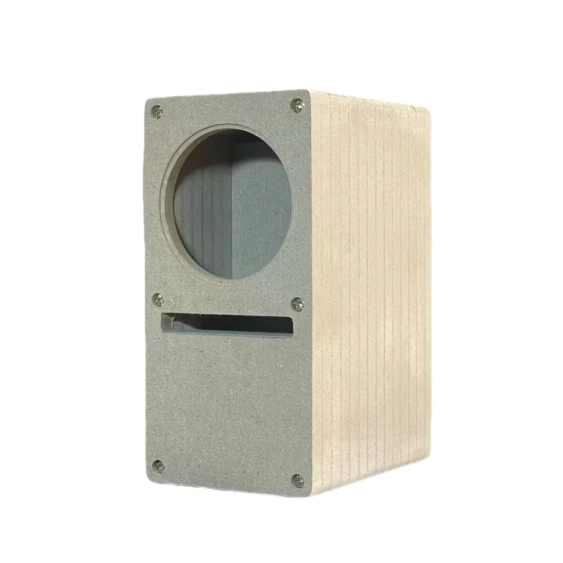 3-inch Maze Speaker Empty Box 72/77mm, Density Board Housing,DIY Passive Audio Box,Desktop Speaker,Wooden Drawer,Mini Sound Box