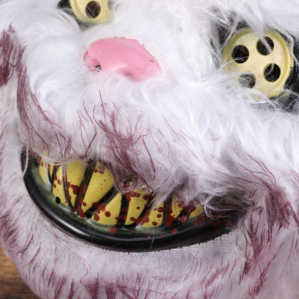 

Страшная кровавая маска кролика, прочный костюм, реквизит для Хэллоуина, маскарада, вечеринки, аксессуар для выступлений, страшная маска кролика