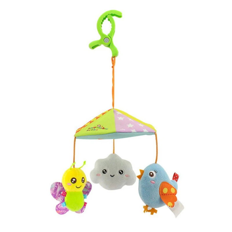 Baby Rattles 0-12 Months Cute Animal Rattles for Kid Crib Mobile Newborns Toy Stroller Cart Infant Plush Toy Educational Toys